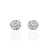 Histoire d'Or Boucles D'oreilles Puces Verane Argent Blanc Oxyde De Zirconium Sale