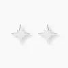 Histoire d'Or Boucles D'oreilles Puces Wiem Argent Blanc Discount