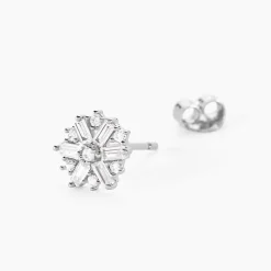 Histoire d'Or Boucles D'oreilles Puces Ysatis Argent Blanc Oxyde De Zirconium Online