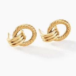 Histoire d'Or Boucles D'oreilles Puces Zareen Or Jaune Discount