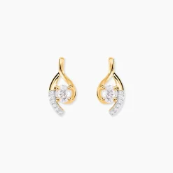 Histoire d'Or Boucles D'oreilles Sagesse Oxyde or jaune oxyde New