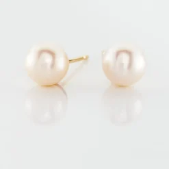 Histoire d'Or Boucles D'oreilles Suki Or Jaune Perle De Culture Sale