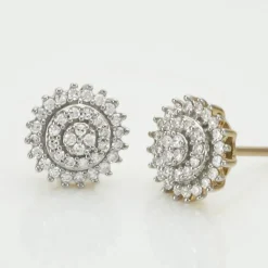 Histoire d'Or Boucles D'oreilles Veronick Or Jaune Diamant Hot