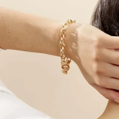 Histoire d'Or Bracelet Aaron Maille Fantaisie Or Jaune Online