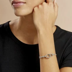 Histoire d'Or Bracelet Abassia Argent Blanc New