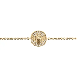 Histoire d'Or Bracelet Abelha Plaqué Or Jaune Oxyde De Zirconium Discount