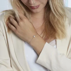 Histoire d'Or Bracelet Abha Argent Blanc Oxyde De Zirconium Outlet
