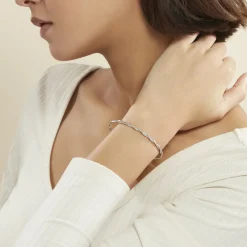 Histoire d'Or Bracelet Abie Torsade argent blanc Best