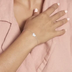 Histoire d'Or Bracelet Achahildis Argent Oxyde De Zirconium Best