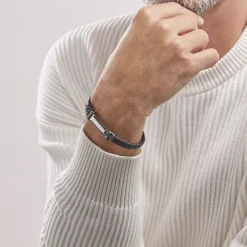 Histoire d'Or Bracelet Acier Blanc Ludovic Oxyde De Zirconium Hot