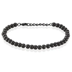 Histoire d'Or Bracelet Acier Noir Daryll Sale
