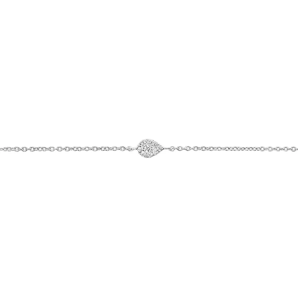 Histoire d'Or Bracelet Adhira Or Blanc Diamant Clearance