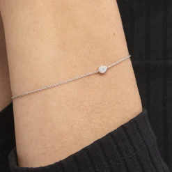 Histoire d'Or Bracelet Adhira Or Blanc Diamant Clearance