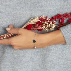 Histoire d'Or Bracelet Adonya Argent Blanc Céramique Et Oxyde De Zirconium Discount