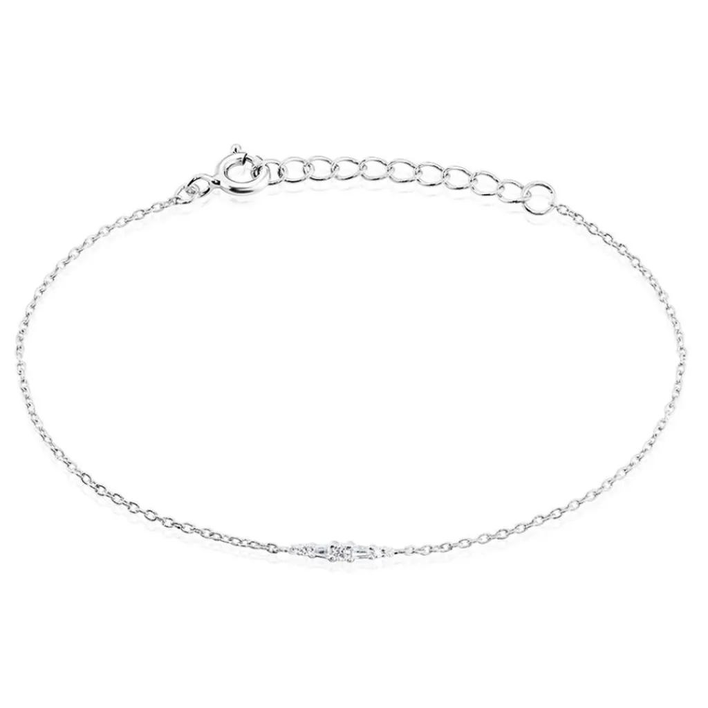 Histoire d'Or Bracelet Adriaan Argent Blanc Oxyde De Zirconium Clearance