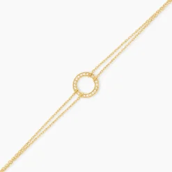 Histoire d'Or Bracelet Aislin Or Jaune Diamant New