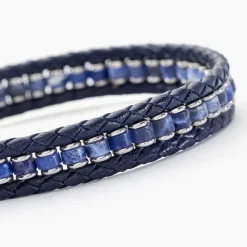 Histoire d'Or Bracelet Alassio Acier Blanc Sodalite acier blanc sodalite bleu New