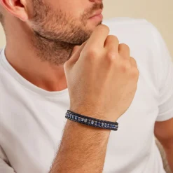 Histoire d'Or Bracelet Alassio Acier Blanc Sodalite acier blanc sodalite bleu New