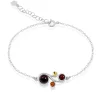 Histoire d'Or Bracelet Alexa Argent Blanc Ambre Clearance