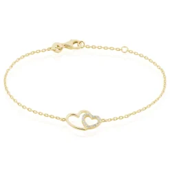 Histoire d'Or Bracelet Alexandra Plaqué Or Jaune Oxyde De Zirconium Best