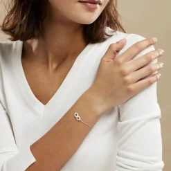 Histoire d'Or Bracelet Alicia Argent Blanc Céramique argent blanc céramique blanche