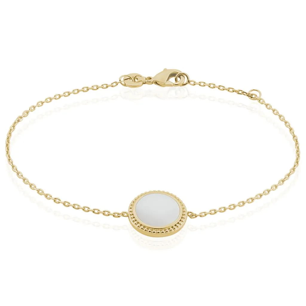 Histoire d'Or Bracelet Alyhana Plaqué Or Jaune Nacre Online