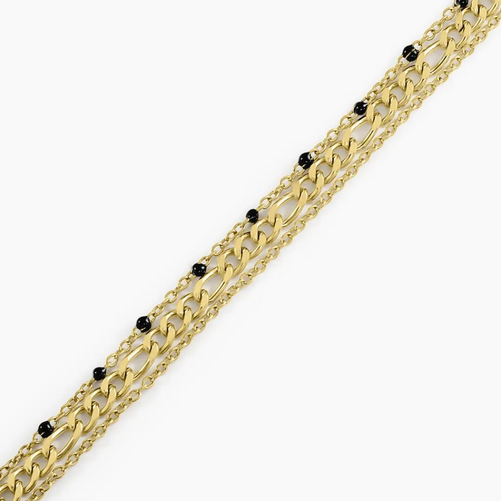 Histoire d'Or Bracelet Amala Acier Doré Clearance