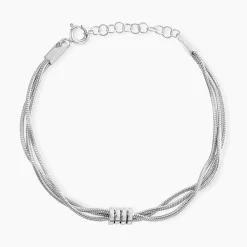 Histoire d'Or Bracelet Amaryllis Argent Blanc Online