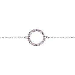 Histoire d'Or Bracelet Ambroisie Argent Blanc Oxyde De Zirconium argent blanc oxyde rose Clearance
