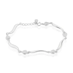 Histoire d'Or Bracelet Amor Argent Blanc Oxyde De Zirconium Best