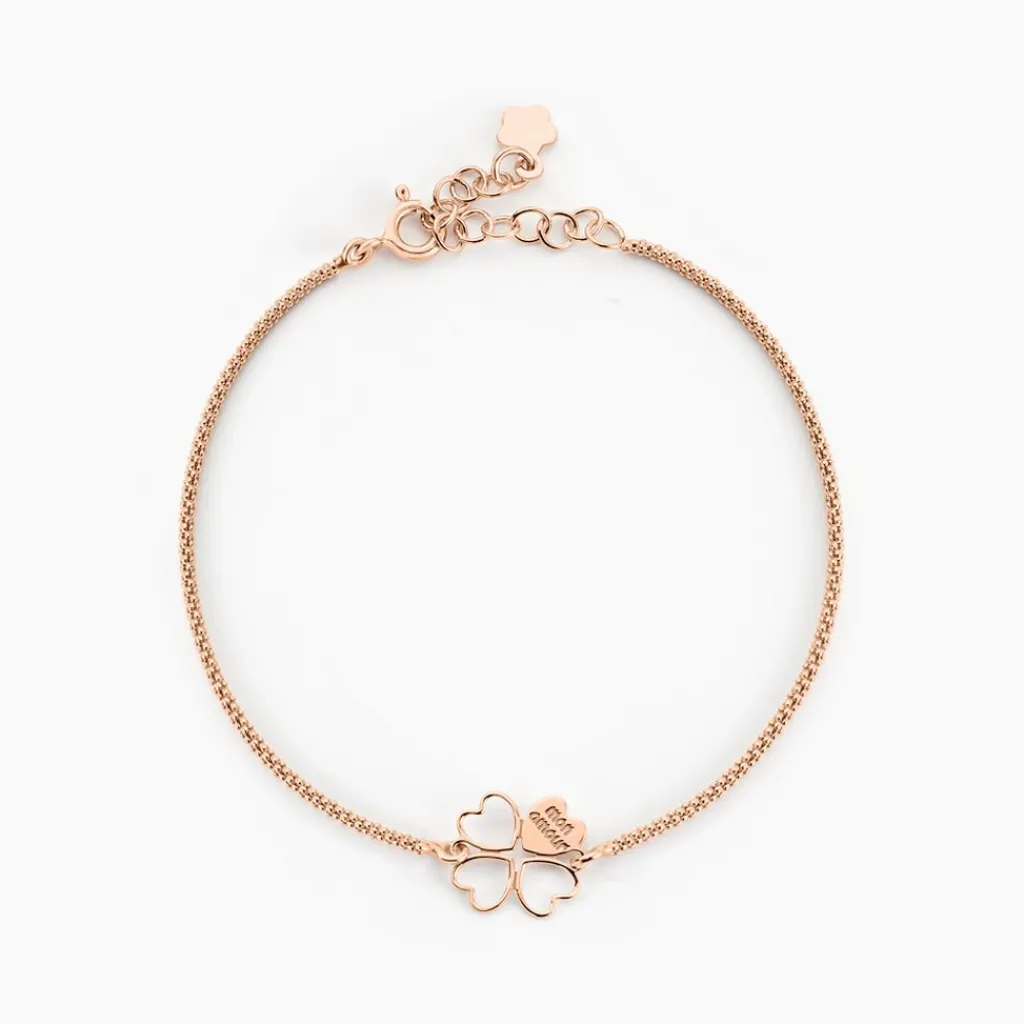 Histoire d'Or Bracelet Amorette Argent Rose Clearance
