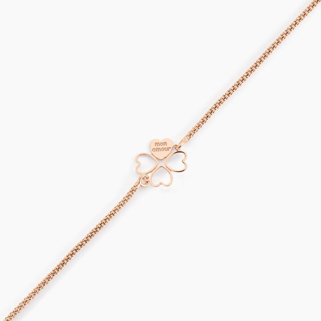 Histoire d'Or Bracelet Amorette Argent Rose Clearance