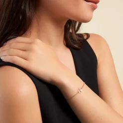 Histoire d'Or Bracelet Amorette Argent Rose Clearance