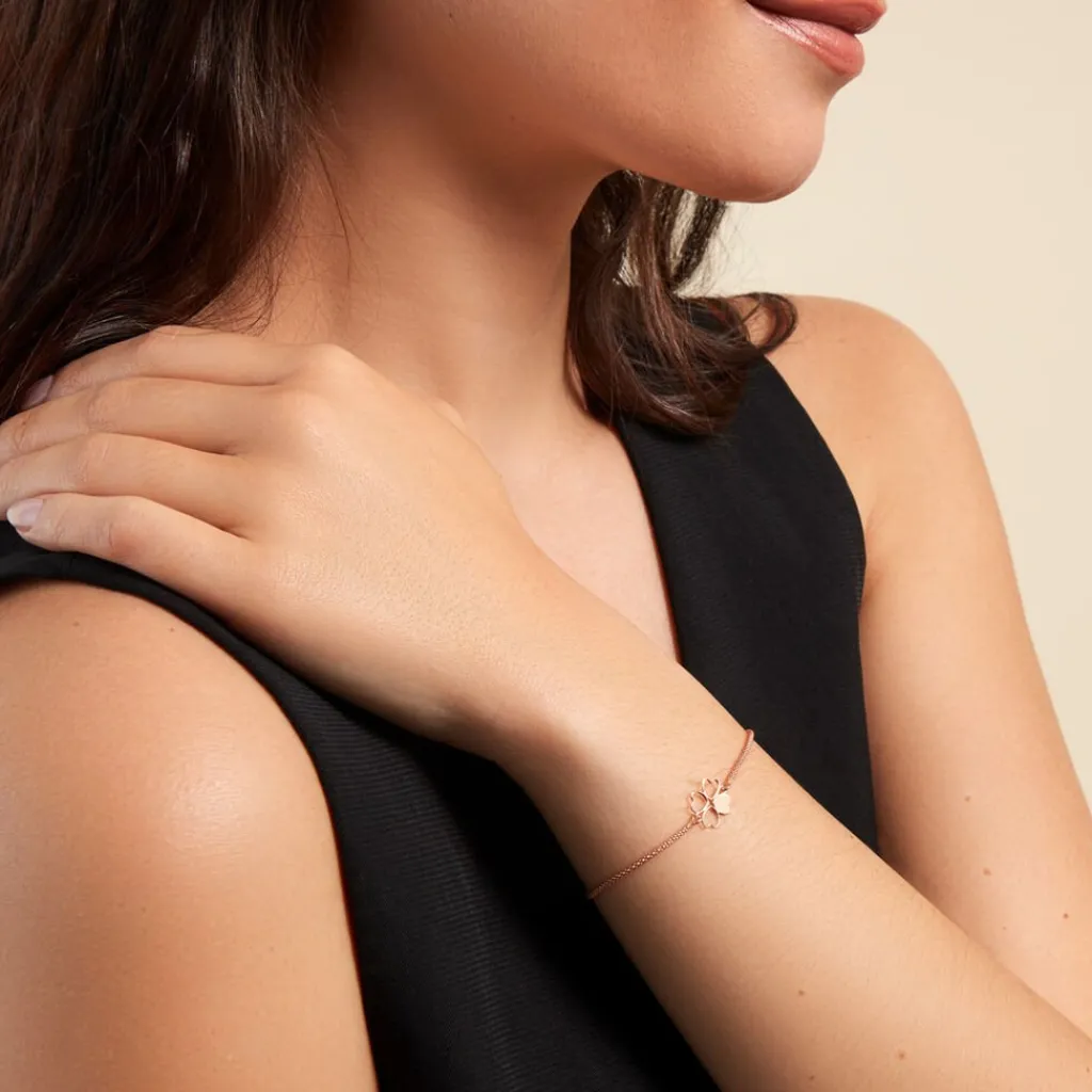 Histoire d'Or Bracelet Amorette Argent Rose Clearance