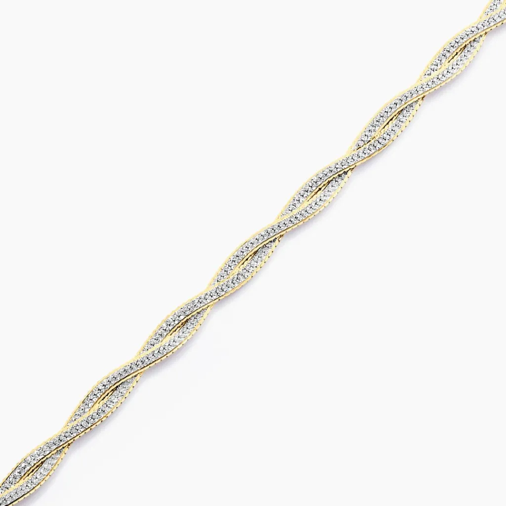 Histoire d'Or Bracelet Anaiz argent bicolore Sale