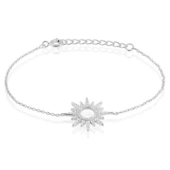 LAETIZIA Bracelet Anaiz Argent Blanc Oxyde De Zirconium Clearance