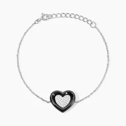 Histoire d'Or Bracelet Ana-paula Argent Blanc Céramique Et Oxyde De Zirconium Online