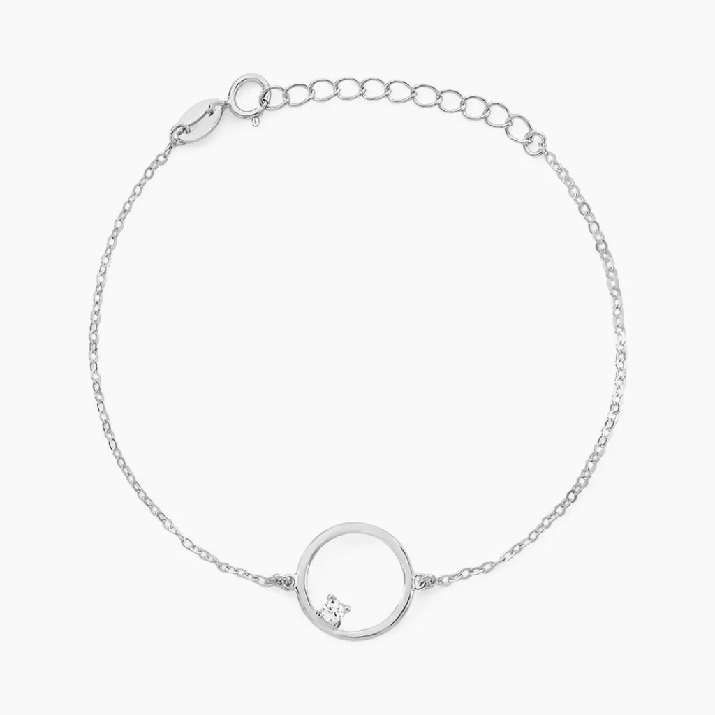 Histoire d'Or Bracelet Anas Argent Blanc Oxyde De Zirconium Discount