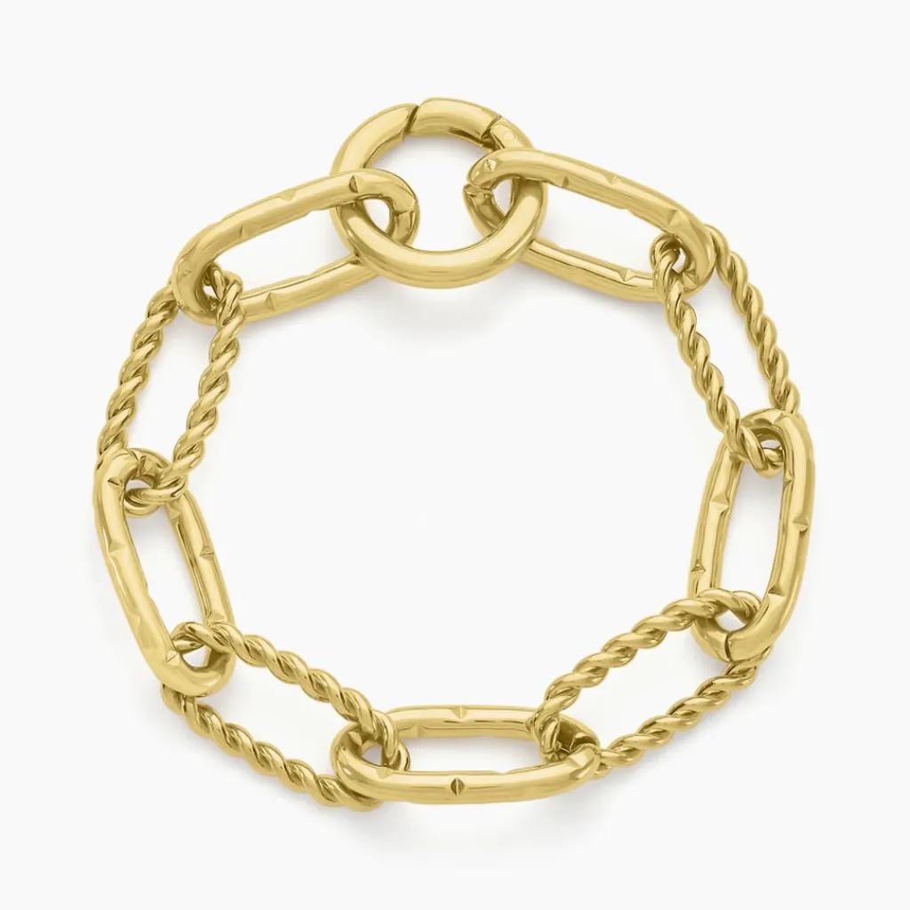 Histoire d'Or Bracelet Andria Acier Jaune Outlet