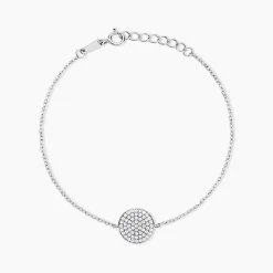 Histoire d'Or Bracelet Angeles Argent Blanc Oxyde De Zirconium Discount