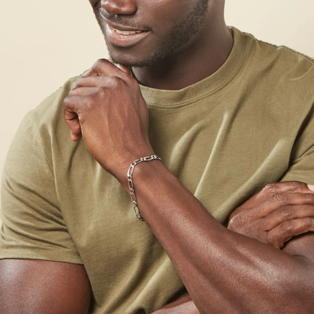 Histoire d'Or Bracelet Anilo Noircie Argent Blanc Outlet