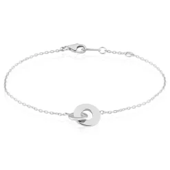 Histoire d'Or Bracelet Anjeza Argent Blanc Discount