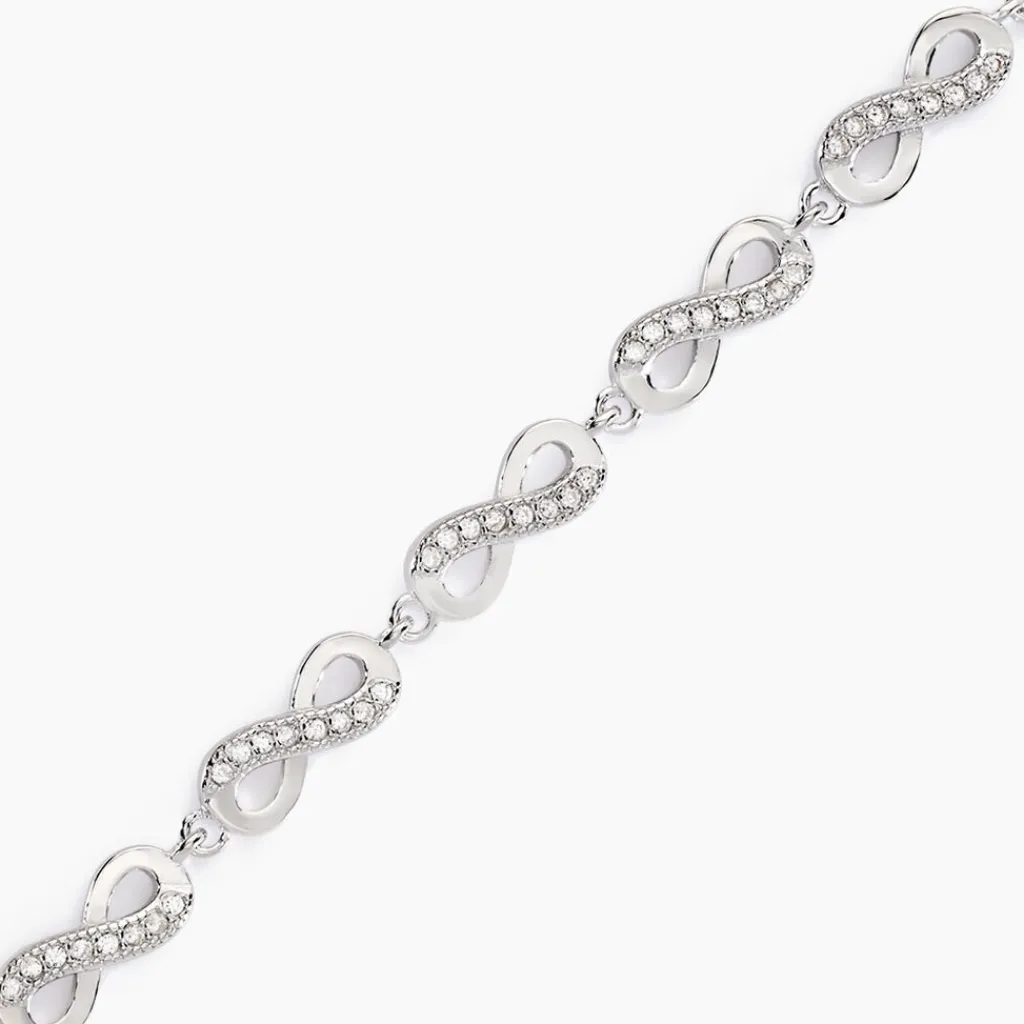 Histoire d'Or Bracelet Anka Argent Blanc Oxyde De Zirconium Sale