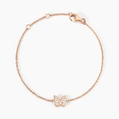 Histoire d'Or Bracelet Anne-lise Argent Rose Oxyde De Zirconium Discount