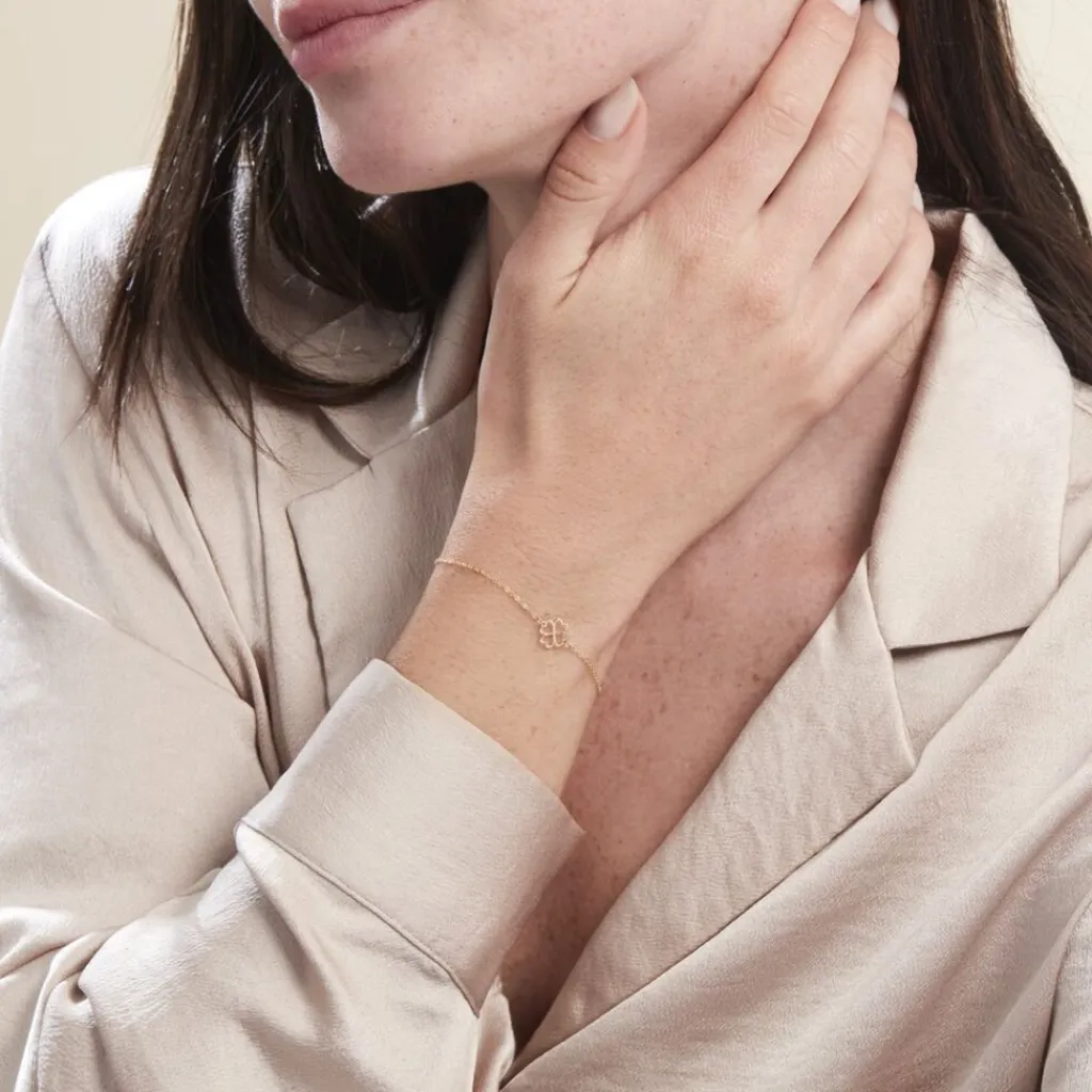 Histoire d'Or Bracelet Aquilegia Or Jaune Clearance