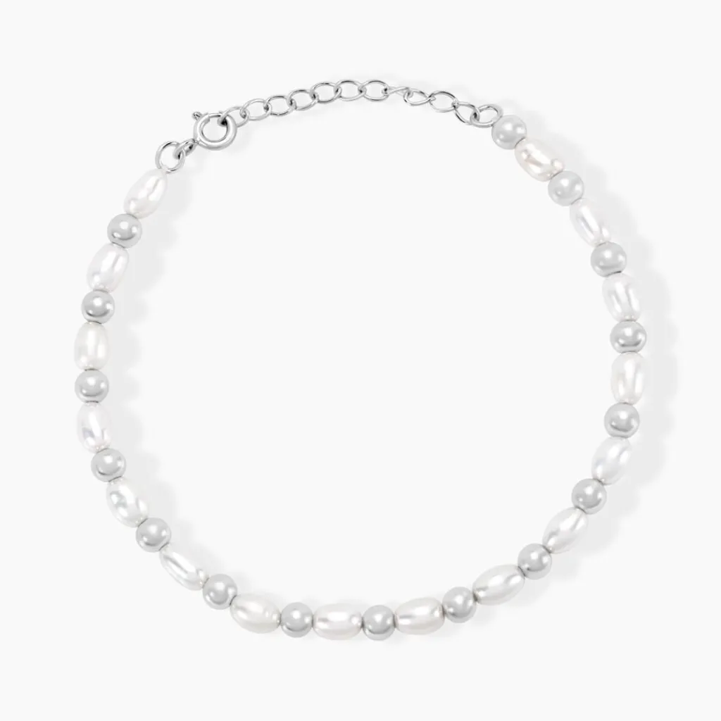 Histoire d'Or Bracelet Argent Bede Perles De Culture Best