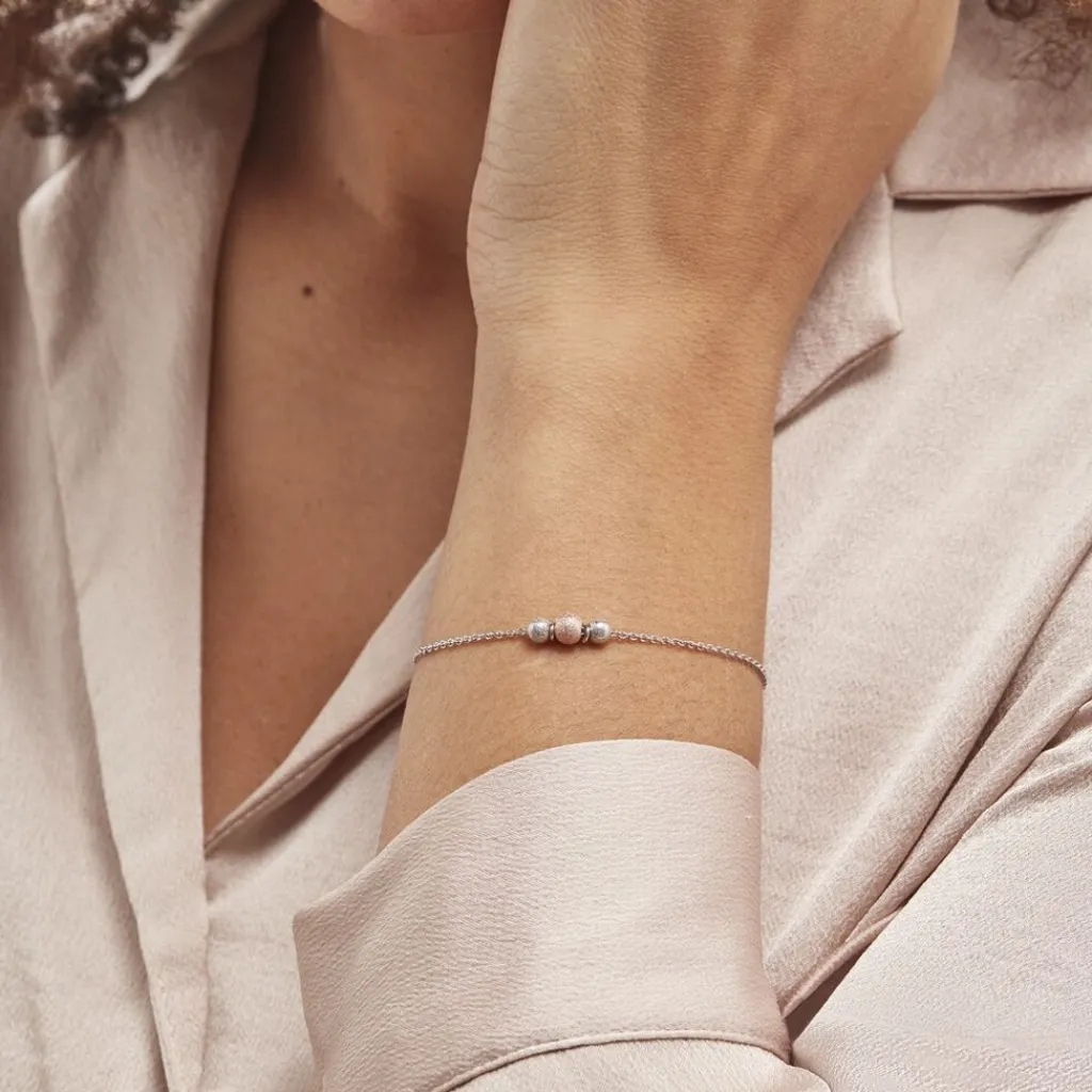 Histoire d'Or Bracelet Argent Bicolore Wilmart