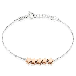 Histoire d'Or Bracelet Argent Bicolore Manya Sale