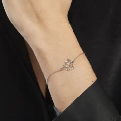 Histoire d'Or Bracelet Argent Blanc Alekdandarine New