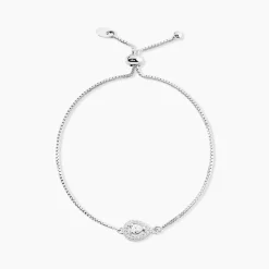 Histoire d'Or Bracelet Argent Blanc Andromeda Oxydes De Zirconium Hot